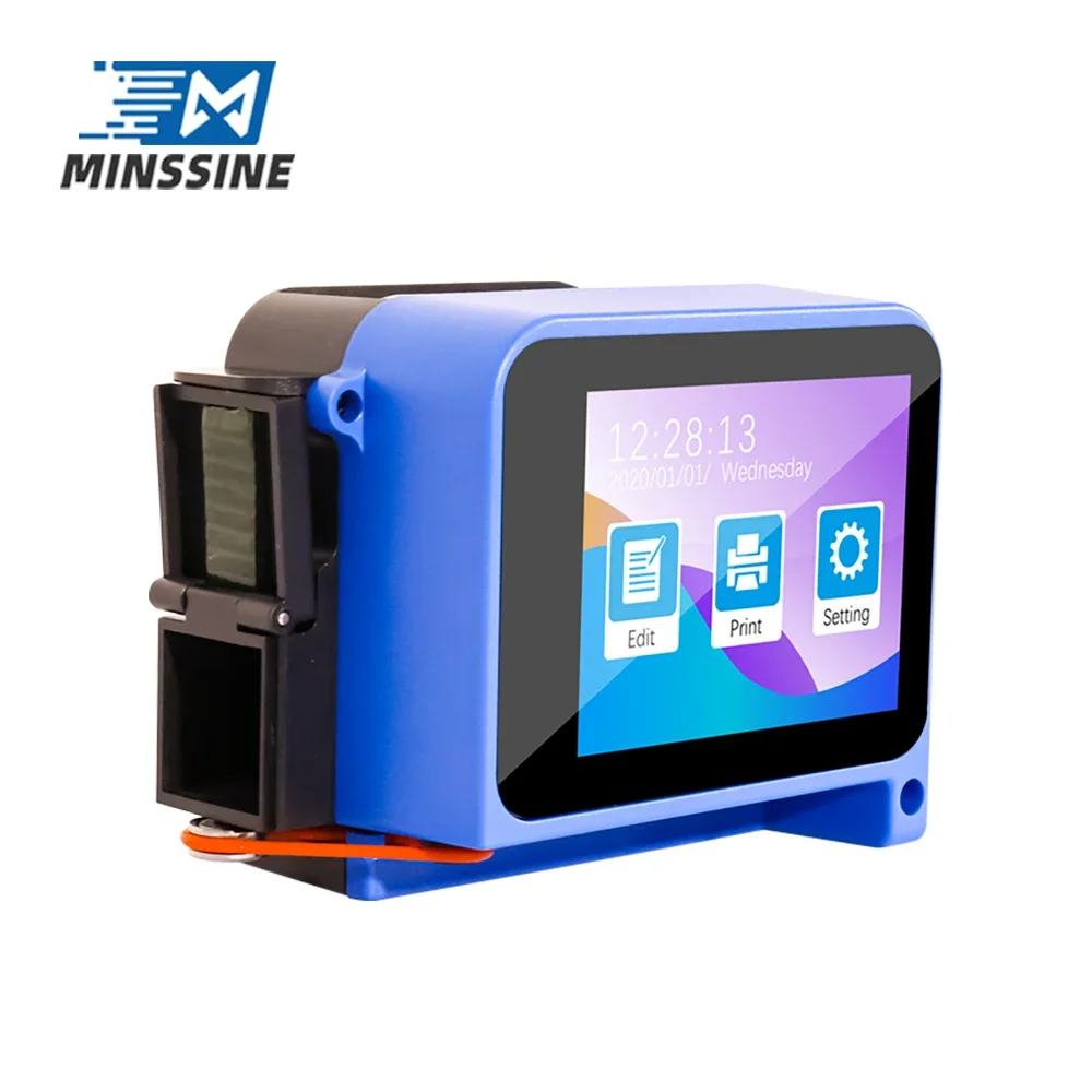 NEW 2025 New Mini Printer Smart Handheld Printer Easy to Use Multi Language for Plastic Metal Wood Glass Printing