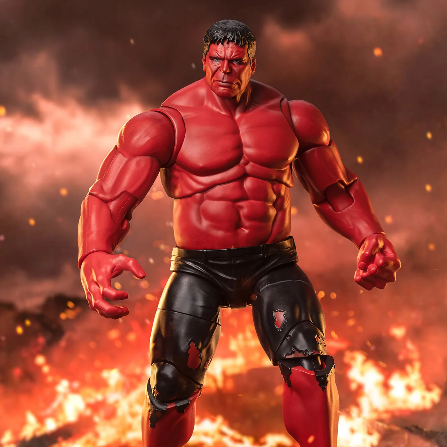 ZD TOYS Red Hulk Captain America Brave New World 1/12 Scale Action Figure Movable Joints Collectible Model Toy Desktop Display