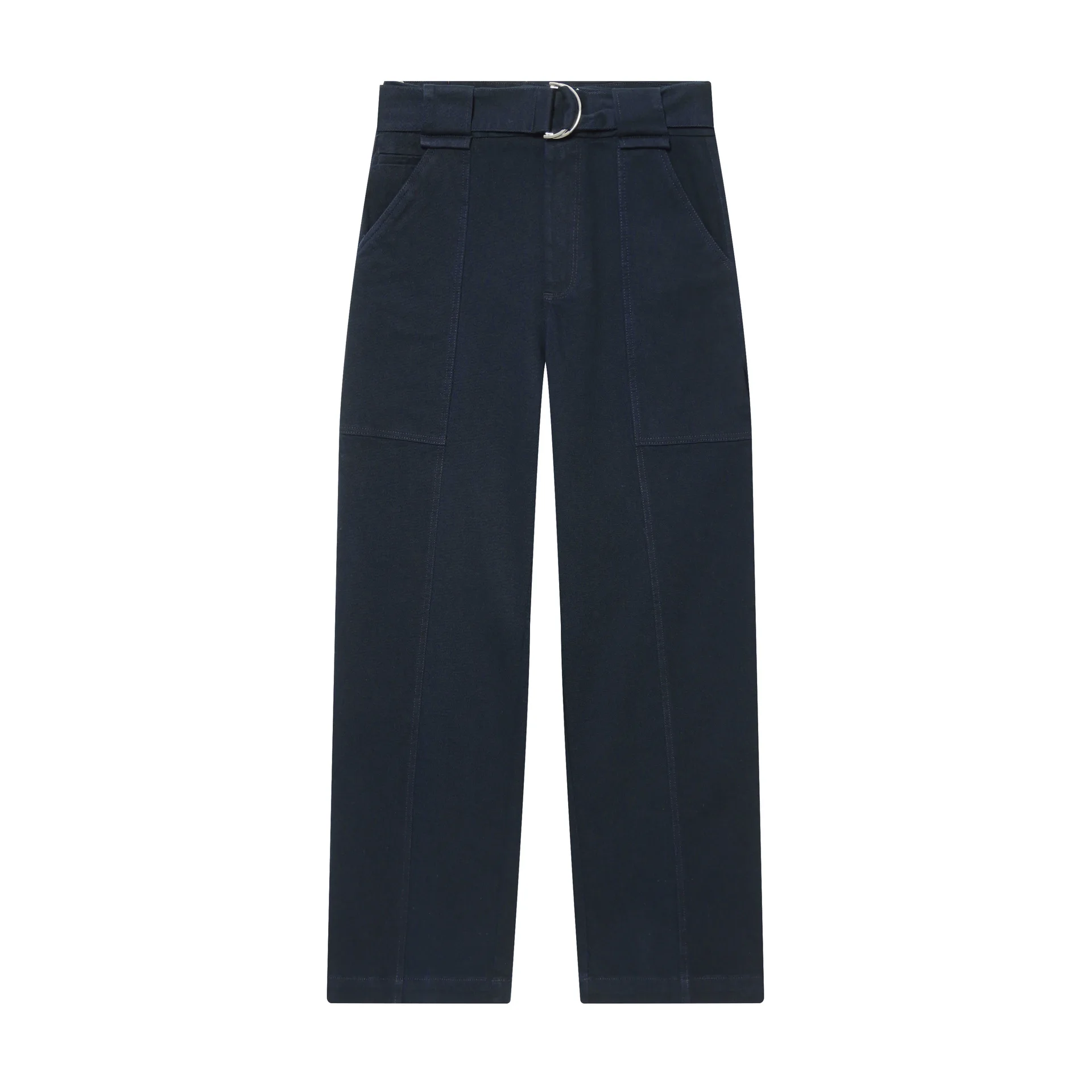 Women's Fashionable Casual Cargo Pants with Belt   WEAN