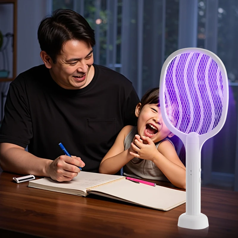 10000M Long-handled Electric Mosquito Killer Household Use Camping Silent Portable Mosquito Killer for Night Attracting Mosquit image 5