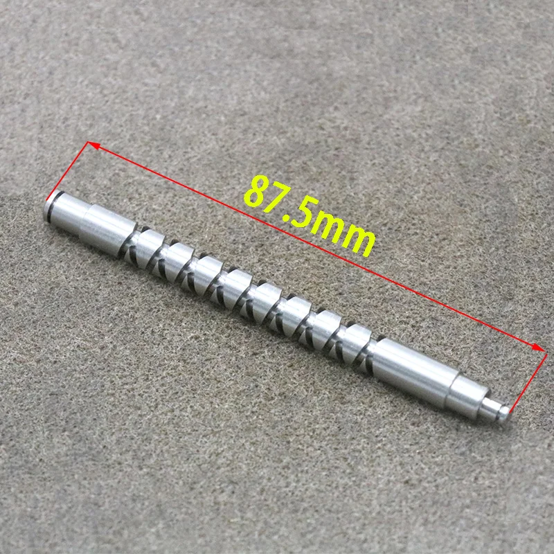 Twisted Shaft,Rolling Axis Spool,Fishing Spinning Reel Refit Repair Accessories,7.0*87.5MM,Stainless Steel,for RYOBI 900,Silver