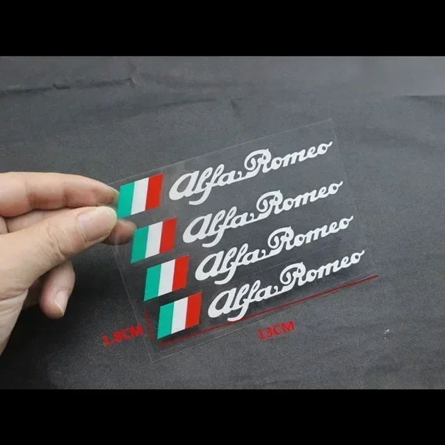 4pcs Car Styling Door Handle Sticker for Alfa Romeo Logo Mito 147 156 159 166 GT Giulietta Spider Auto Emblem Badge Accessories