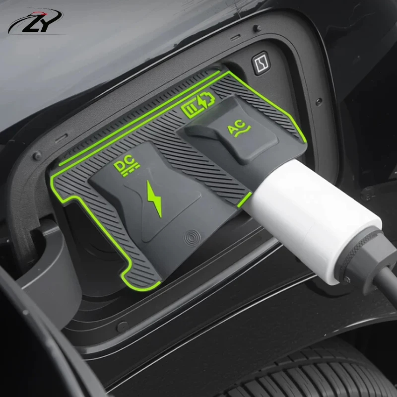 For Zeekr 8X 2026 2027 Car Charging Port Rainproof Cover Silicone Waterproof Protection Car Interior Accessories