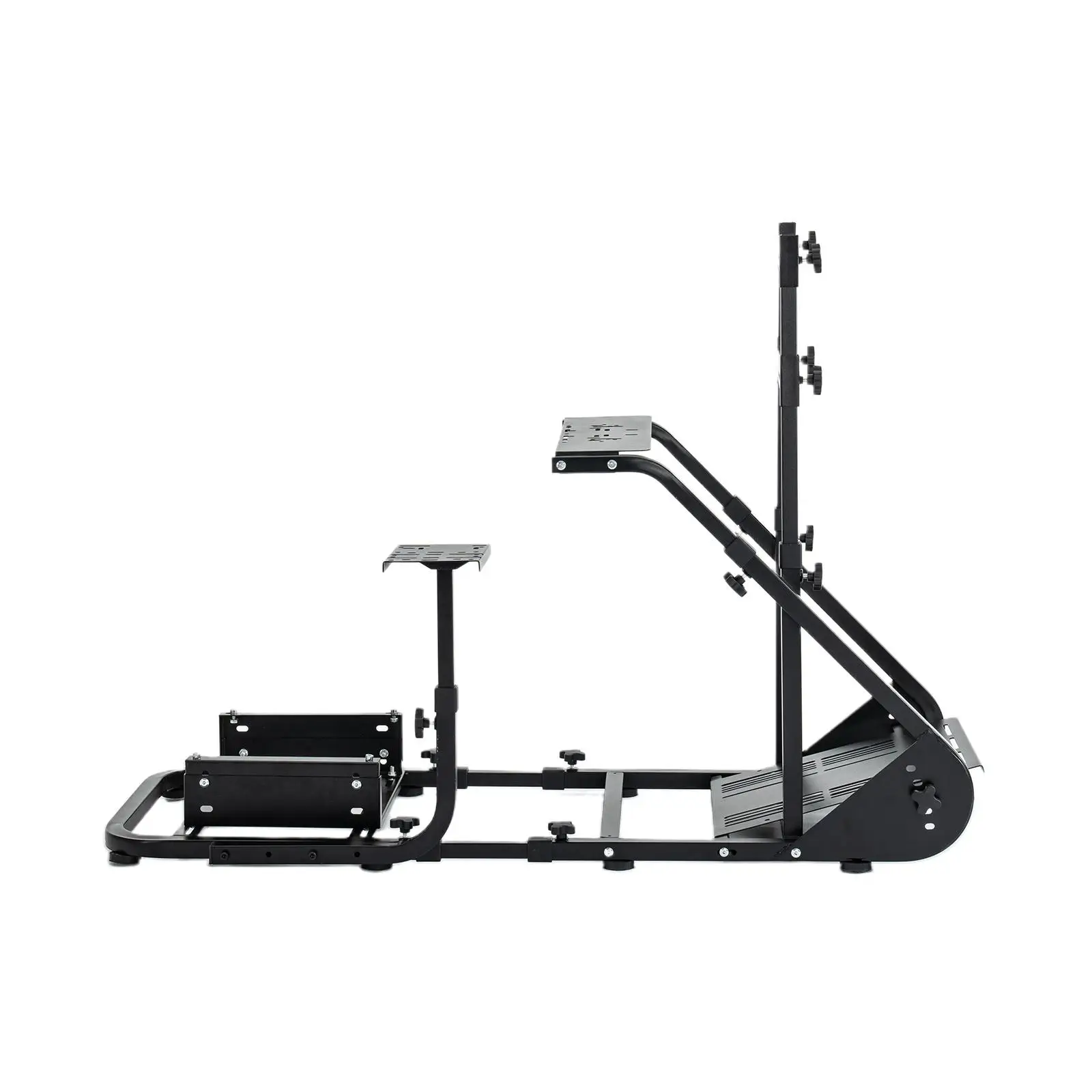 Stable Racing Wheel Cockpit Powder-Coated Steel Frame Compatible with Fanatec, Thrustmaster and More view 6