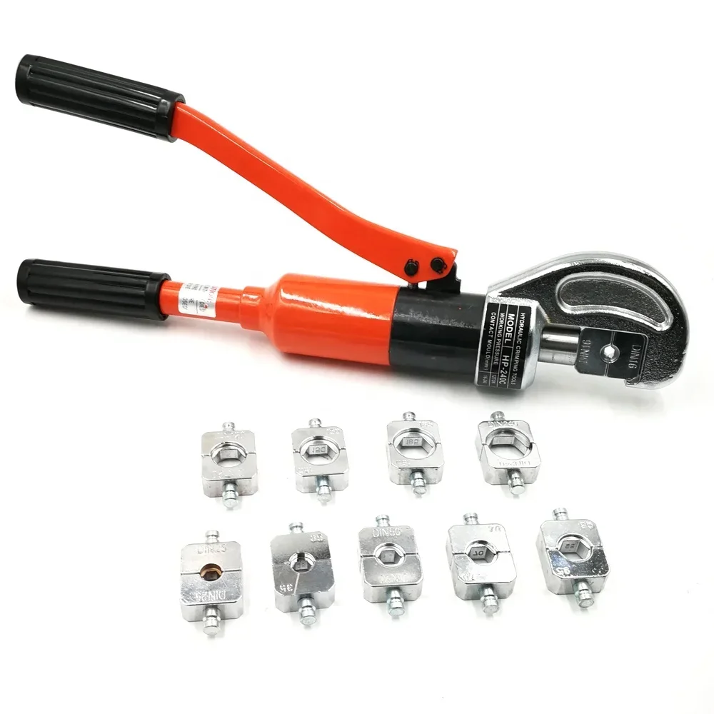 2026 Wire Rope Crimping Tool For Aluminum Oval Sleeves End Ferrule Set Hydraulic Pliers strumenti di crimpatura