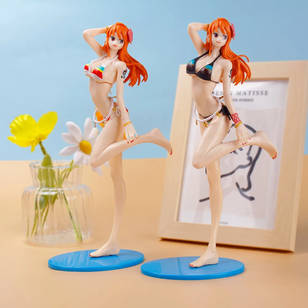 24CM One Piece Japan Nami Anime Figure Boa Hancock Sexy Girl PVC Action Figure Statue Model Toys Collectible Doll Gifts