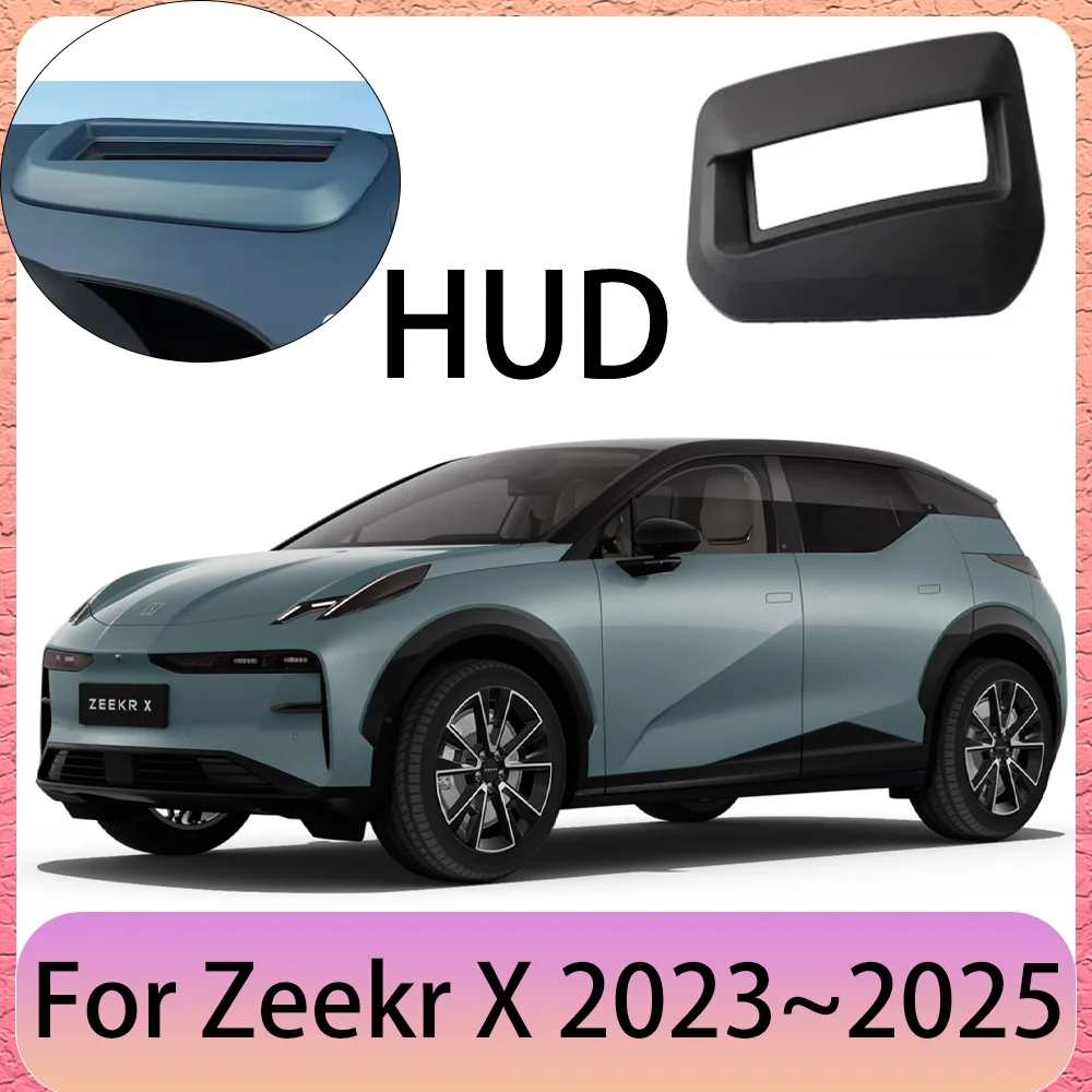 

For Zeekr X 2023~2025 2024 LHD Car Head-up Display Protective Instrument Panel HUD Dust Cover Interior Accessories