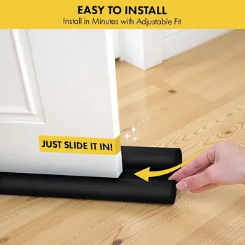 Nastavitelná těsnicí páska proti průvanu pro dveře a okna, větruodolná, zvukotěsná, prachotěsná, vodotěsná 10 nejlepší prodej Větrná zábrana na okno - №9