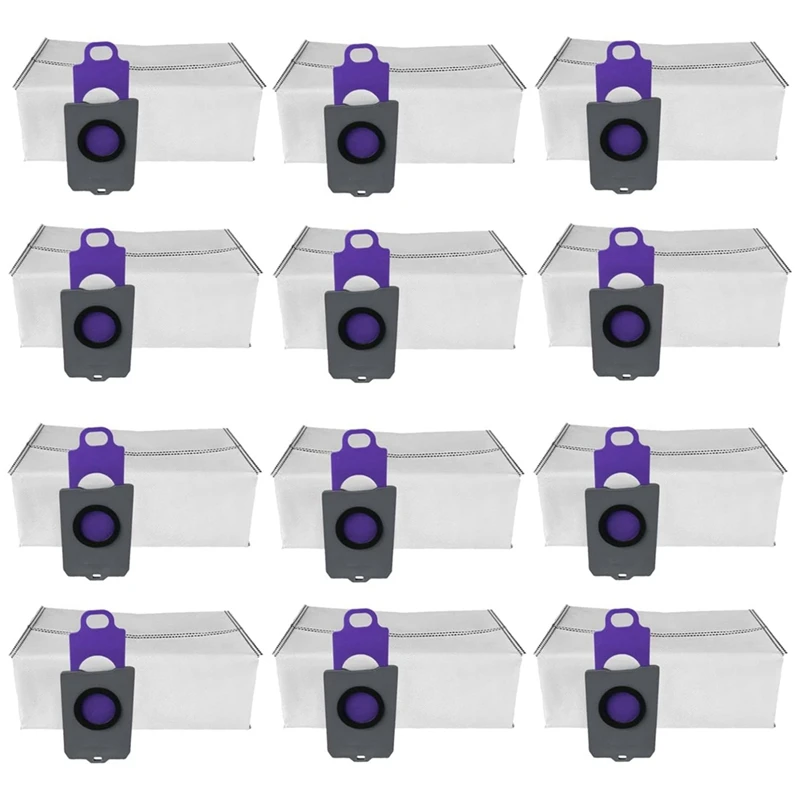 12pçs saco de pó de substituição para narwal fro z ultra acessórios de aspirador de pó sacos de lixo de poeira
