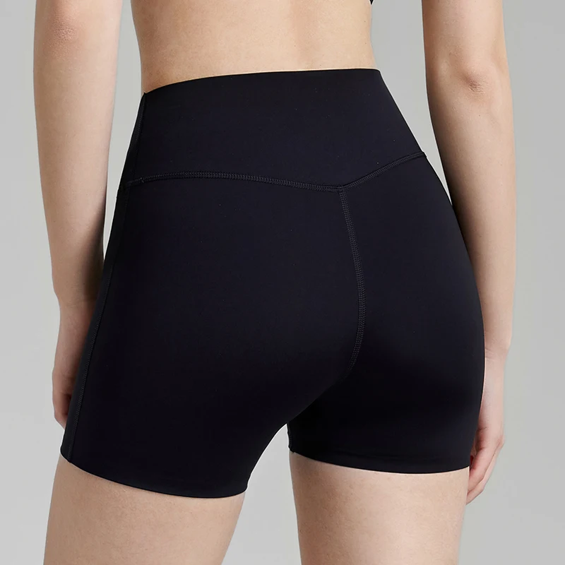 

High-Waist Seamless Yoga Pants Women V-Waist Fitness shorts Three-quarter Pants Running Hip-lifting Fitness Pants Yoga shorts