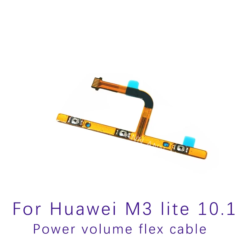 Power Volume Flex Cable For Huawei M3 lite 10.1 inch Side Power Volume Buttons Flex Ribbon Cable Repair