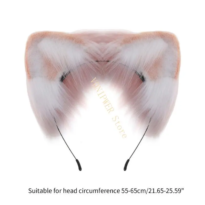 Orelhas gato fofas Live Broadcast Hair Hoop Adult Cosplay Anime Personagem DeCors cabelo D08E