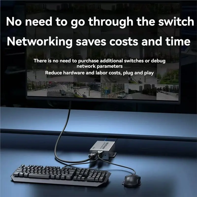 Stylish-KWM Extender Splitter 1 To 4 1080P HDMI-Compatible Wireless HDMI Transmitter Receiver For Laptop TV US Plug