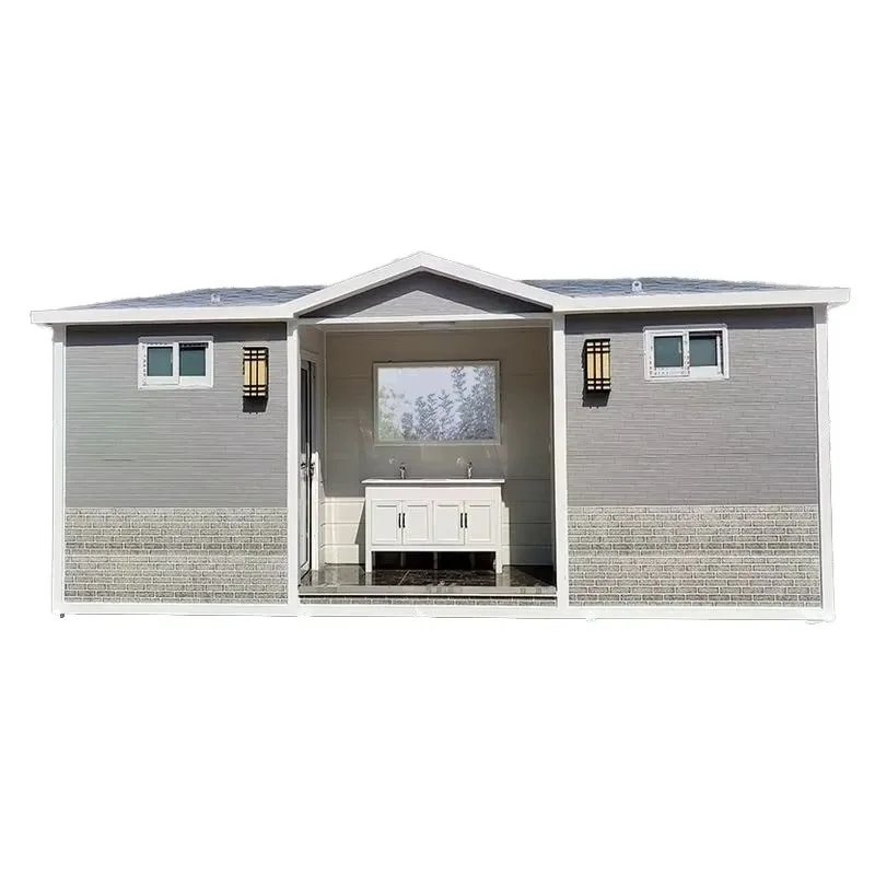 Customized Scenic Apple Warehouse Steel Mobile Toilet Modern Portable Outdoor Restroom Public Parks Eco-friendly Men Women Yongh