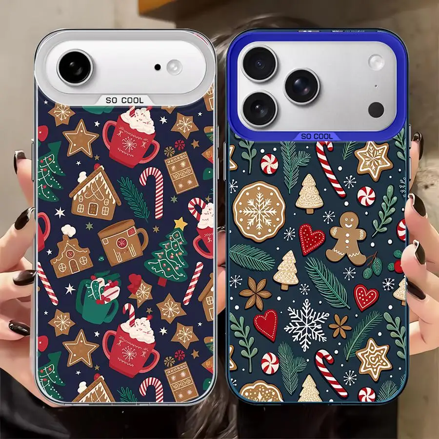 

Чехол для телефона iPhone 11 12 13 Pro Max 16e 17 Air 14 15 16 Plus Soft Shell Christmas Tree