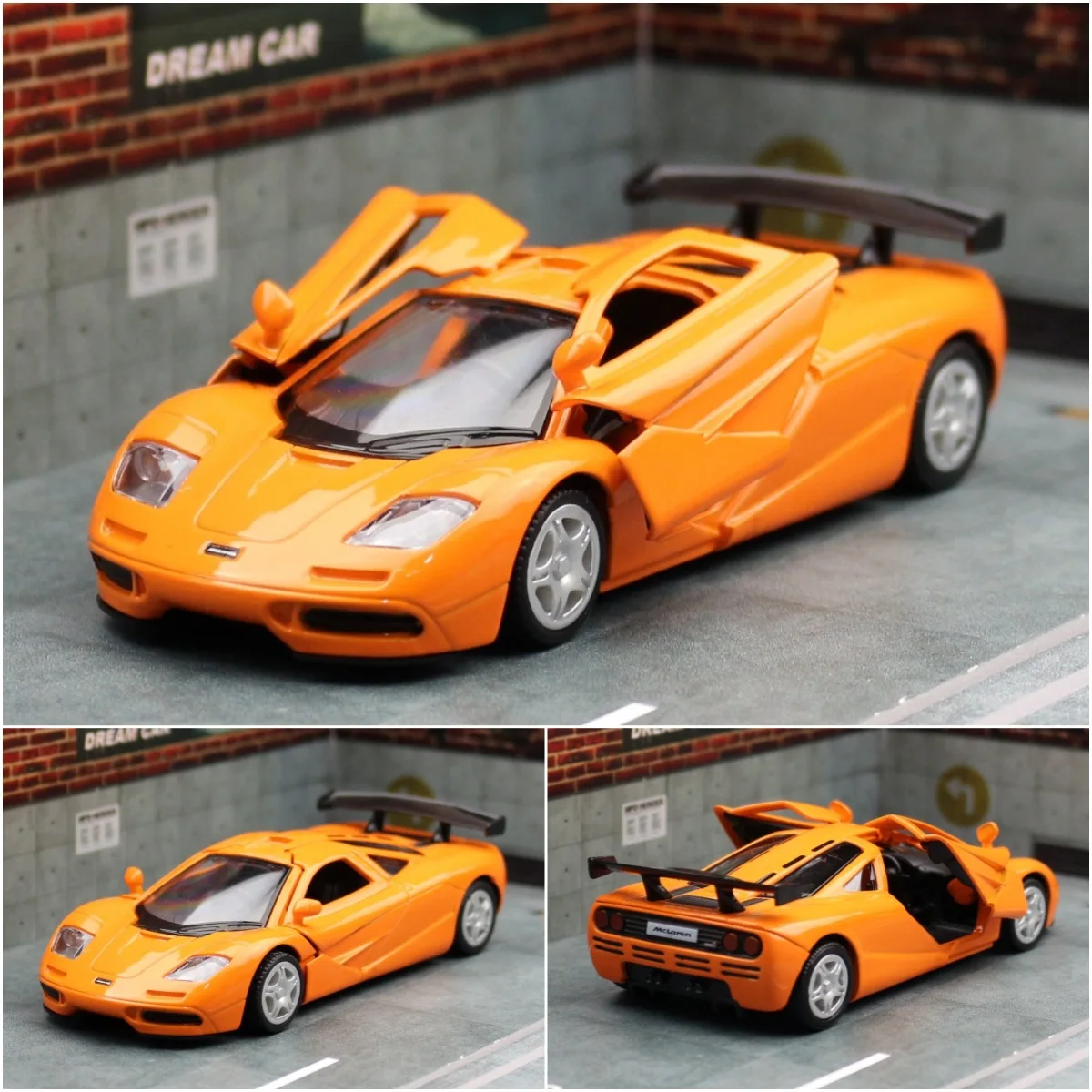 1:36 McLaren F1 1993 Supercar Metal Toy Alloy Car Diecasts & Toy Vehicles Car Model Model Car For Children