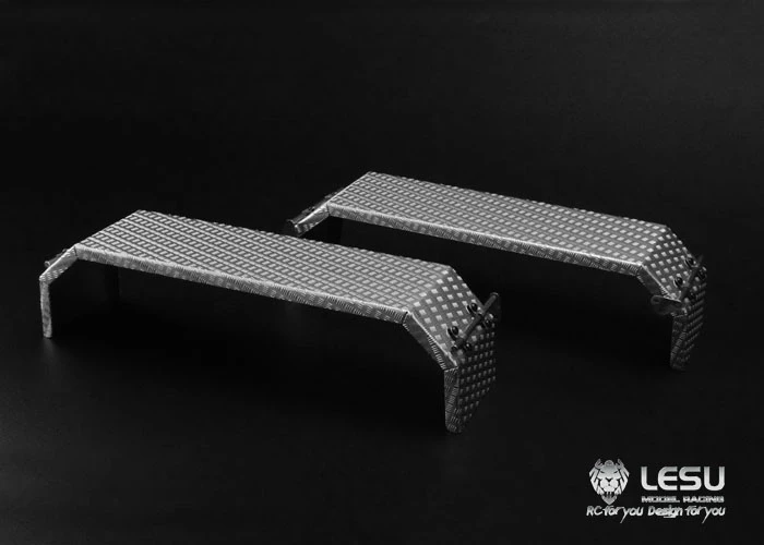 RC 1/14 Metall-Hinterradabdeckung 2-Achsen für Tamiya Hydraulikbagger Lader Muldenkipper für SCANIA VOLVO Anhänger Kipper DIY-Teile – Detail 5