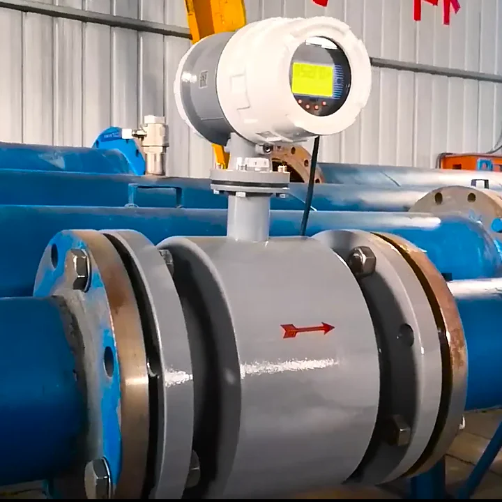 TLF 4-20mA Pulse Liquid 50 Caudalimetro 8 pollici LCD Misuratore di portata magnetico Acqua Medidor De Flujo De Agua DN25 Flusso elettromagnetico M