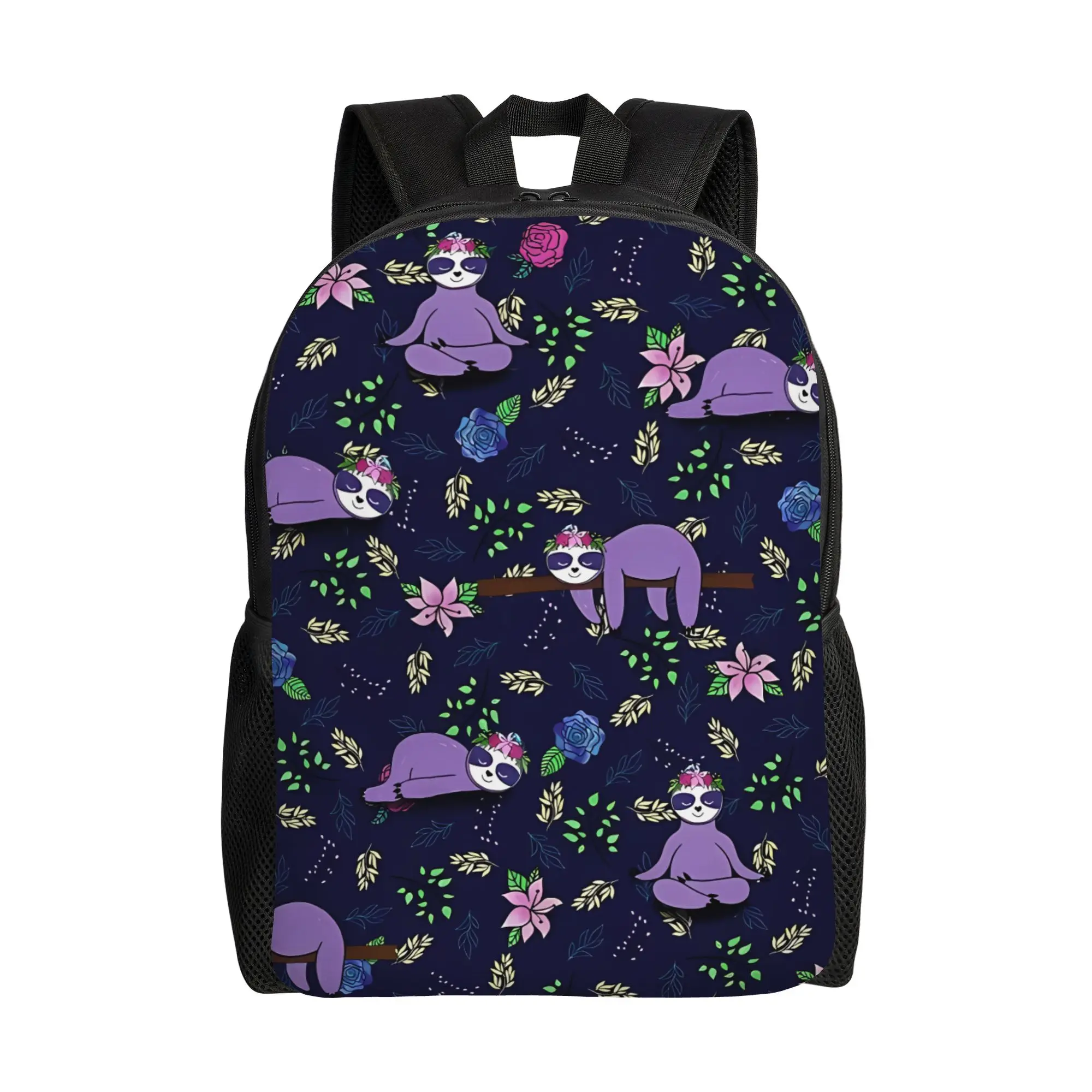 Lazy Sleeping Sloth Lover Yoga Schoolbag Office Workers Sporty Fashionable mochila Large Capacity Laptop Bag Back To School