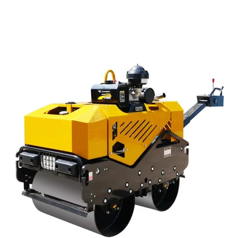 Fotografia 7: Novo Compactador Manual de Rodas para Bebês com Motor Diesel, Máquina de Estrada 800KG