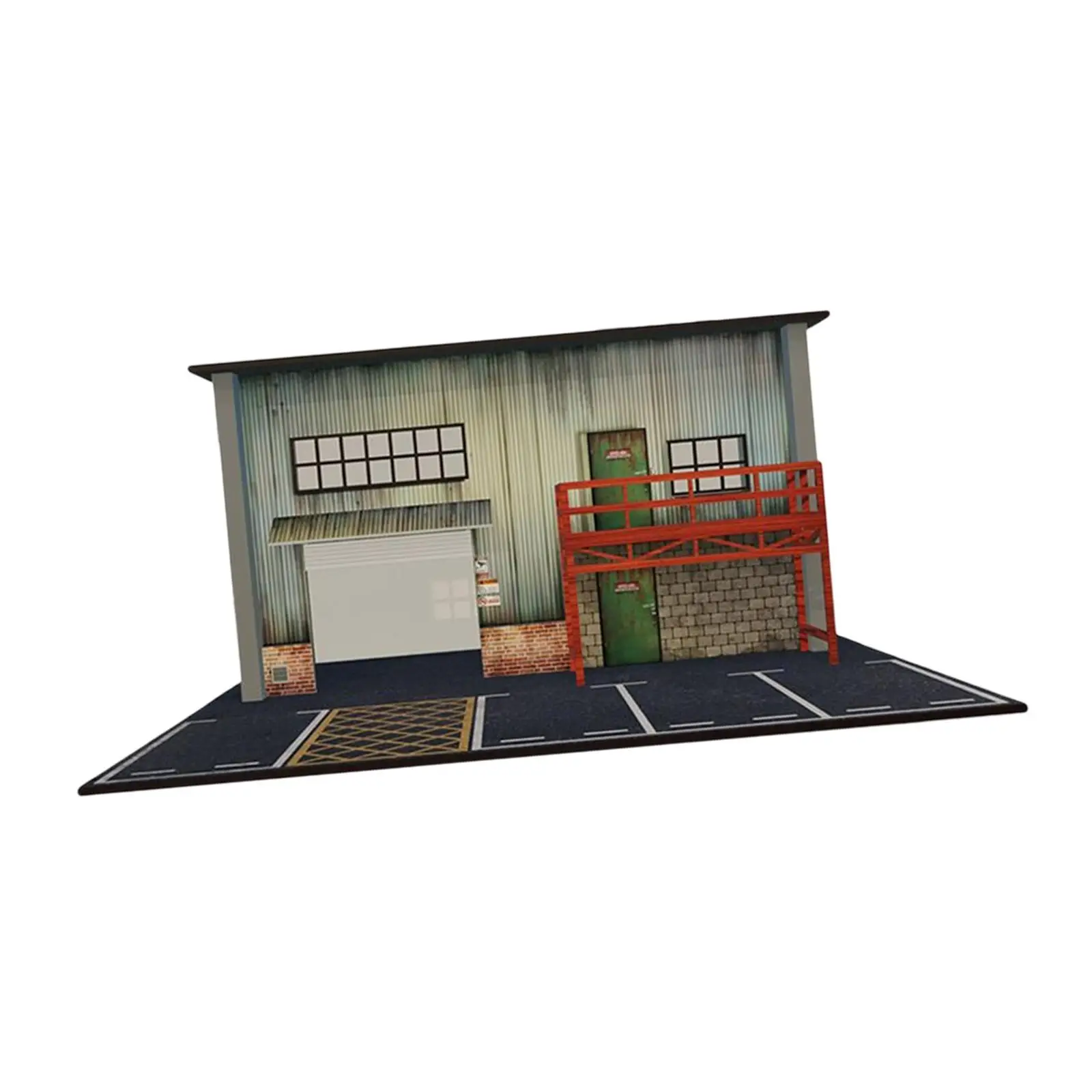 

1/64 Parking Area Sand Table Display, Gifts for Car Garage Scene