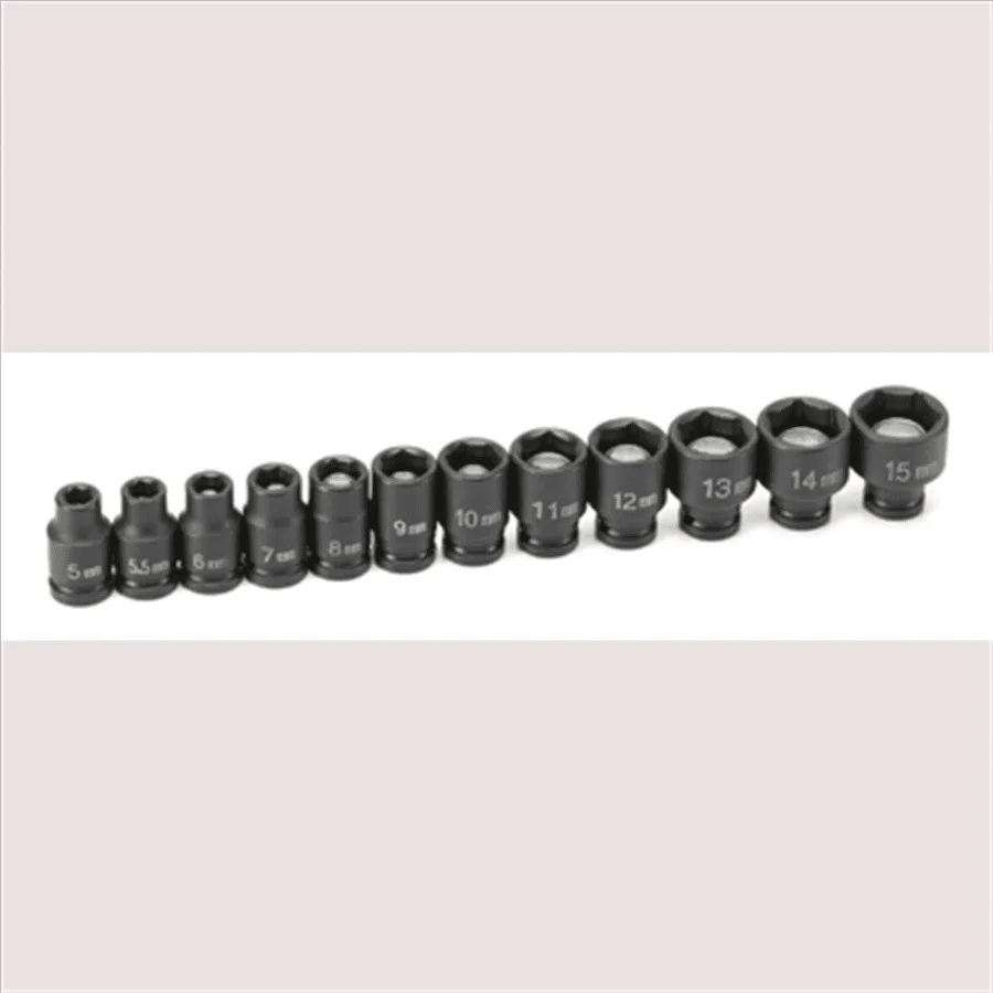

9712MG 1/4-inch Chrome Finish Socket Wrench Set 12 Piece