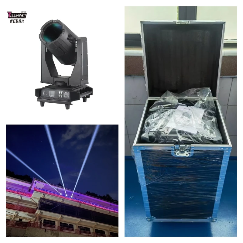 

1 шт. с кейсом, уличный прожектор Sky Beam, 470 Вт, водонепроницаемый сценический светильник с подвижной головкой Dmx