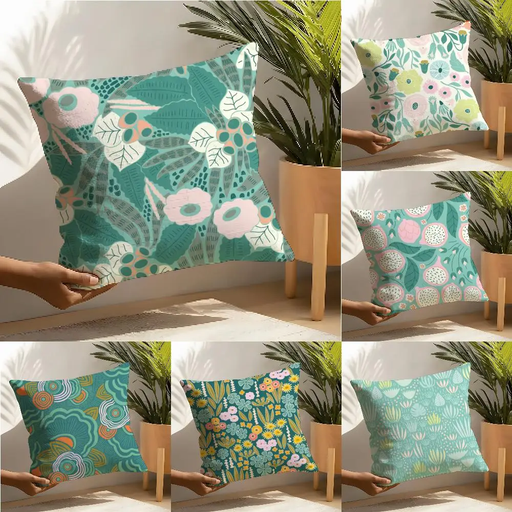 Funda de almohada E-Elizabeth Olwen, decoración para el hogar y la sala de estar, fundas de almohada de lino, funda de cojín
