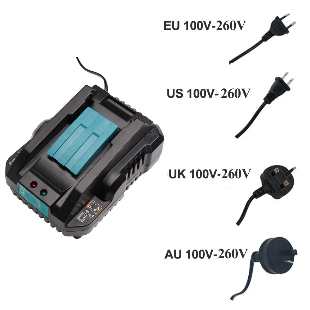 

DC18RC Li-ion Battery 4A Charger for Makita 7.2-18V BL1830 BL1840 BL1850 BL1815 BL1430 BL1415 Power Tool Battery Fast Charger