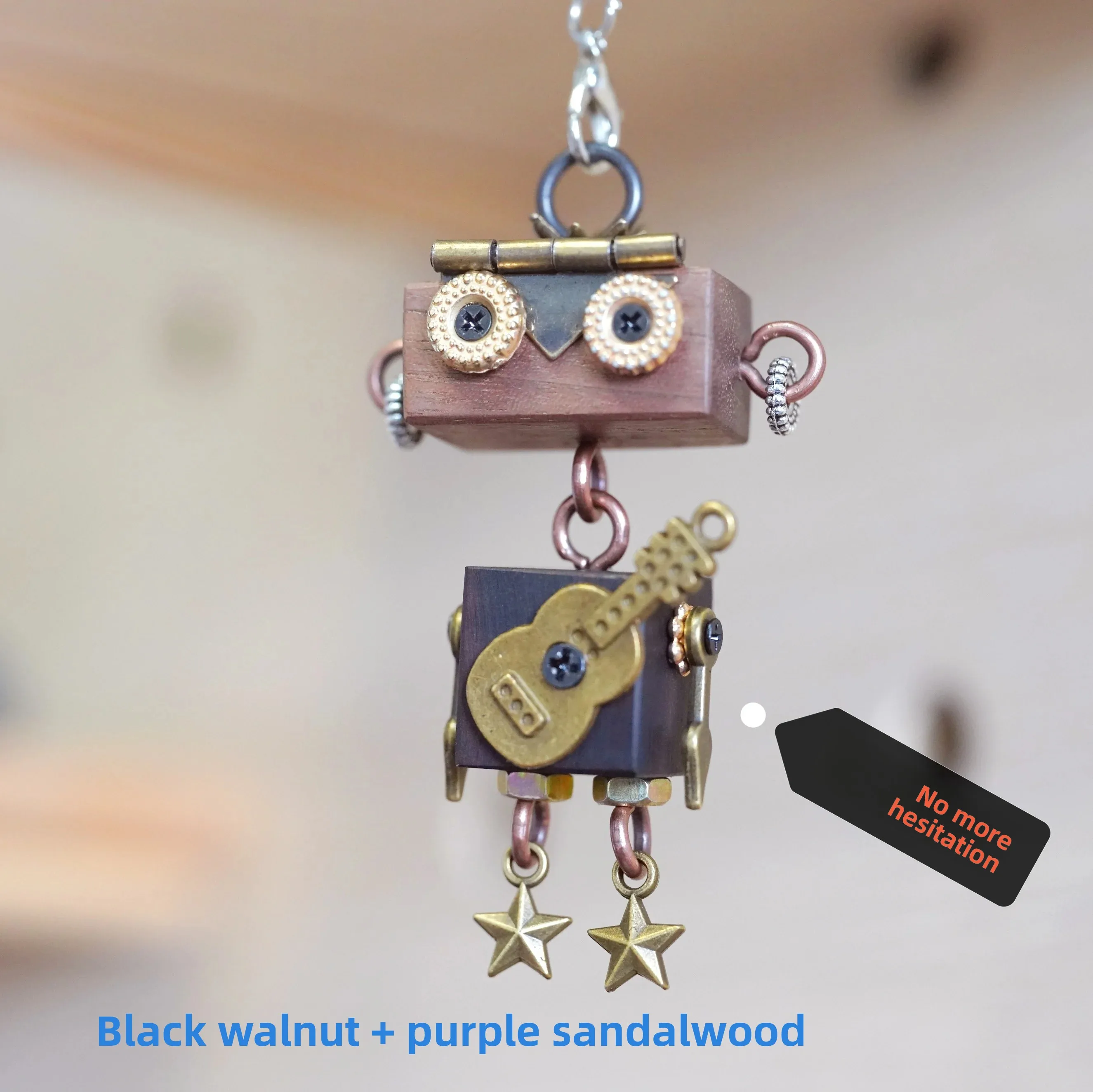 

Beyond Jiaju 30 Years, Solid Wood Punk Robot, Warm-up Activities, Parent-child Couple DIY Material Handmade