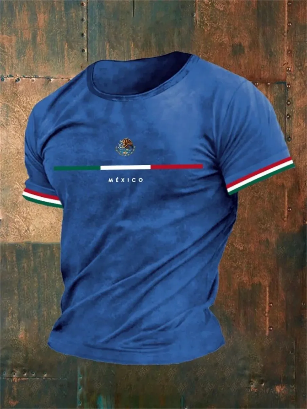 2025 New Breathable Round Neck Men's T-shirt Fashion Letter Printed Pattern Outdoor Soft and Comfortable Top