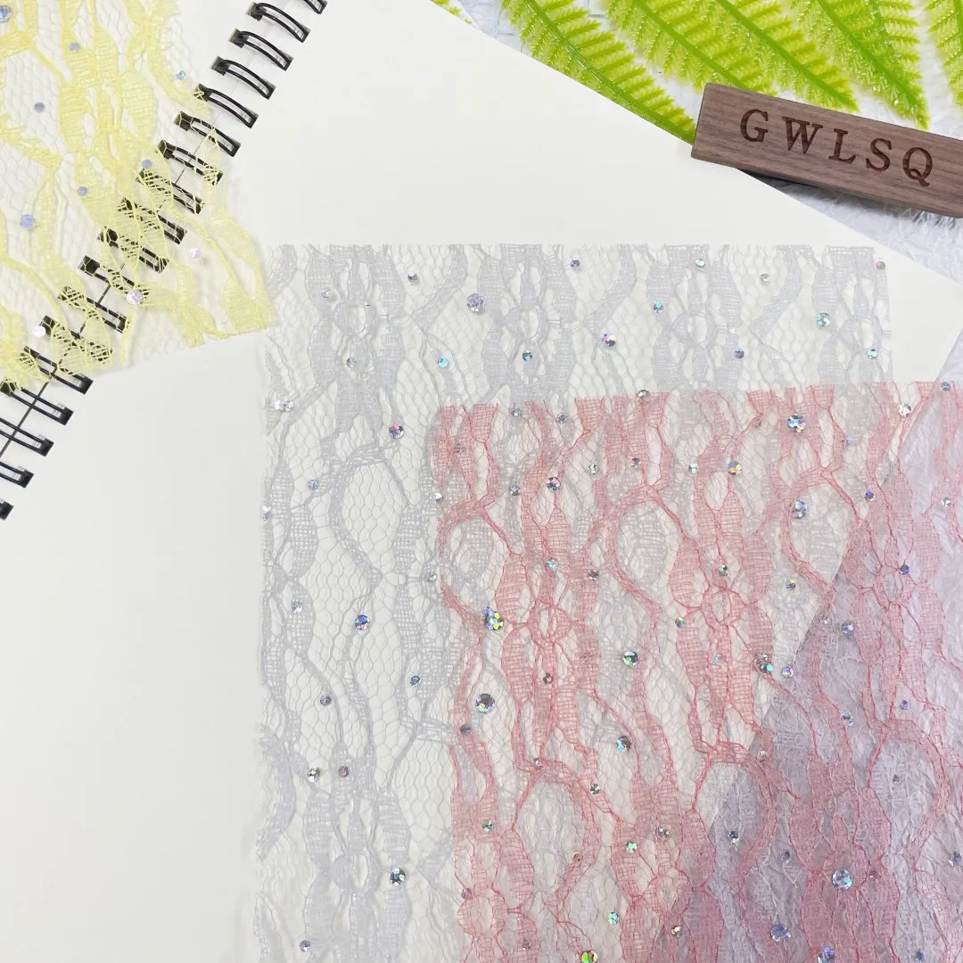 10Pcs A5 Color Lace Sequin Gauze Paper Scrapbooking Supplies DIY Junk Journal Planner Collage Background Paper Craft Material