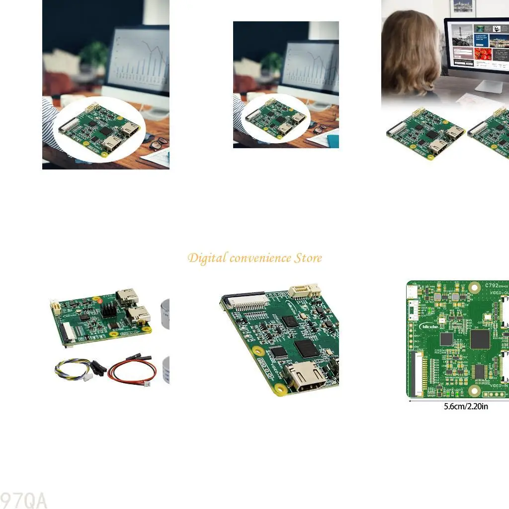

97QA C792 HDTV to 2 Video Module 4K@60Hz Input 2 Output Broad Module
