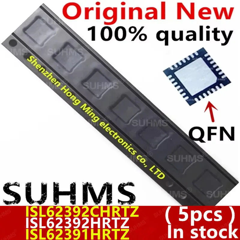 (5piece) 100% New 62392C ISL62392C 62392CHRTZ ISL62392CHRTZ 62392 ISL62392 ISL62392HRTZ 62391 ISL62391 ISL62391HRTZ QFN-28