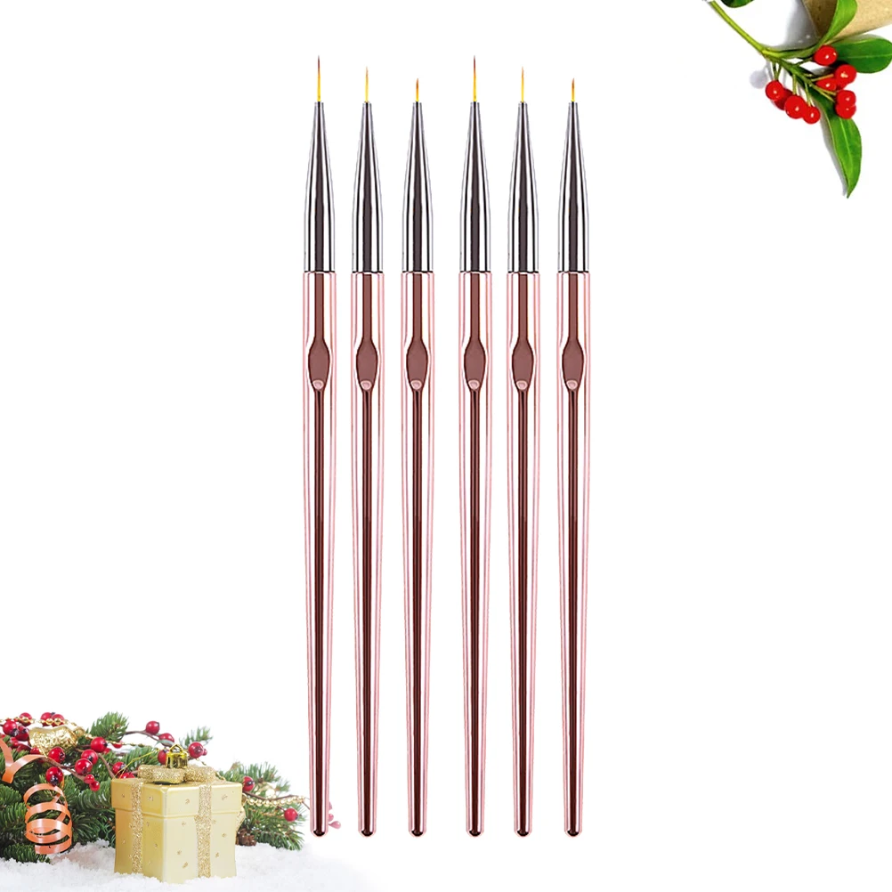 Stylos à revêtement, pinceaux à pointe Fine pour la conception de manucure, outil de dessin coloré, amateurs de Nail Art, brosse de manucure pour Nail Art