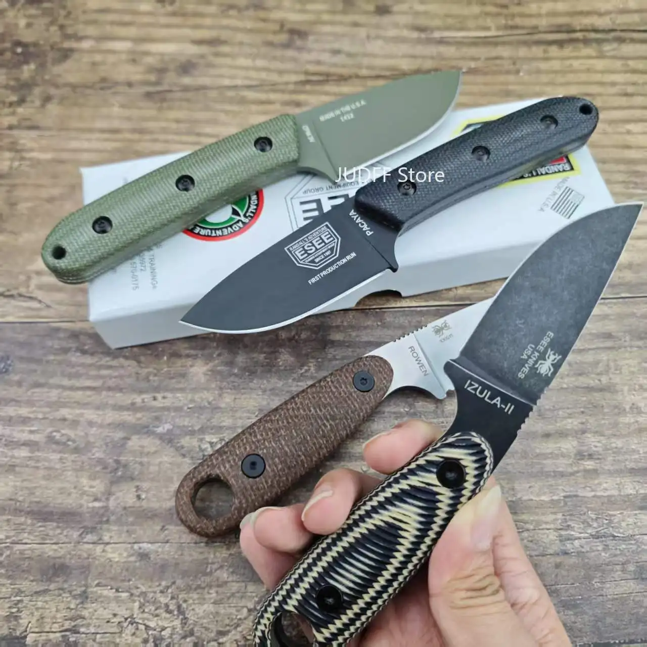 ESEE IZULA/ PACAYA Outdoor Fixed Knife for Picnic & Field Backpack Camping Multifunctional Portable Cutting Tools Utility Knife - view 4