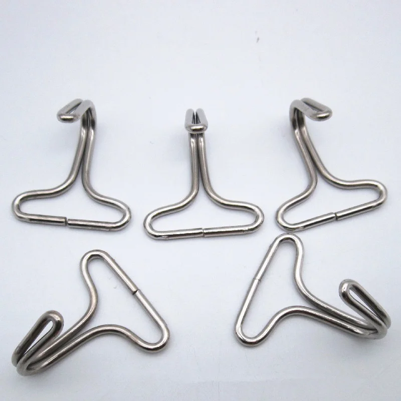 10PCS Auto Seat Cover Metal Fastener for Car Seat Accessories Plum Plate Metal Hook Card Fixed Chuck Car Stuff