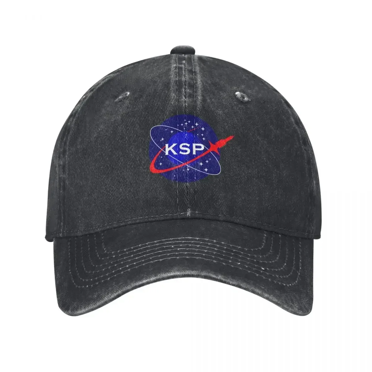 KSP Space Agency Logo (borderless Version) Baseball Cap Horse Hat Golf Hat Fashionable Designer Man Women's