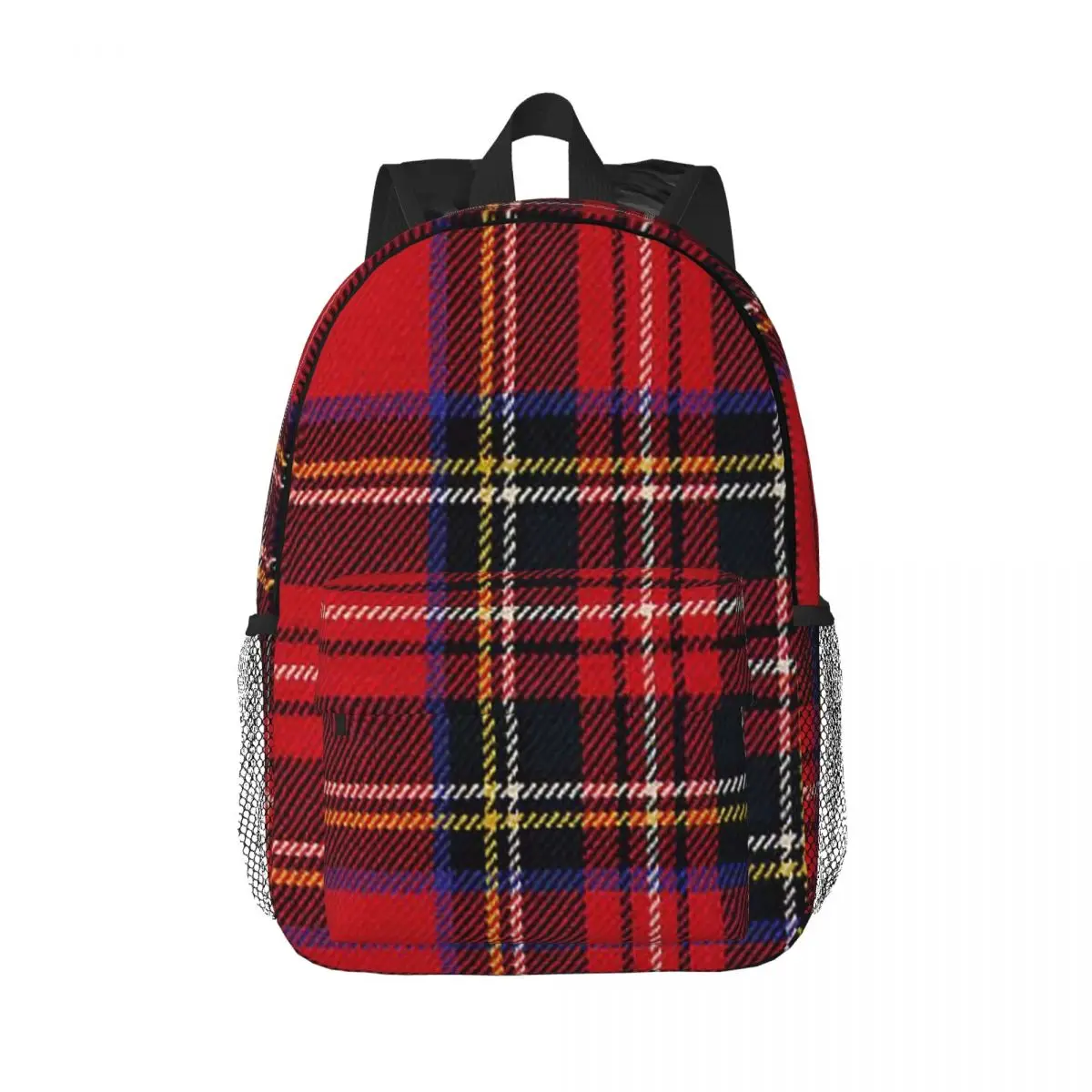 Traditional Royal Stewart Scottish Tartan Backpacks Boys Girls Bookbag Fashion Children School Bags Laptop Rucksack Shoulder Bag