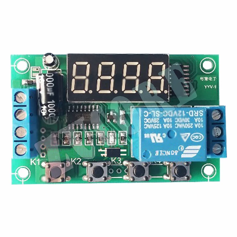 DC5/12/24V voltage detection relay switch board / charge and discharge detection control module / upper and lower limit alarm
