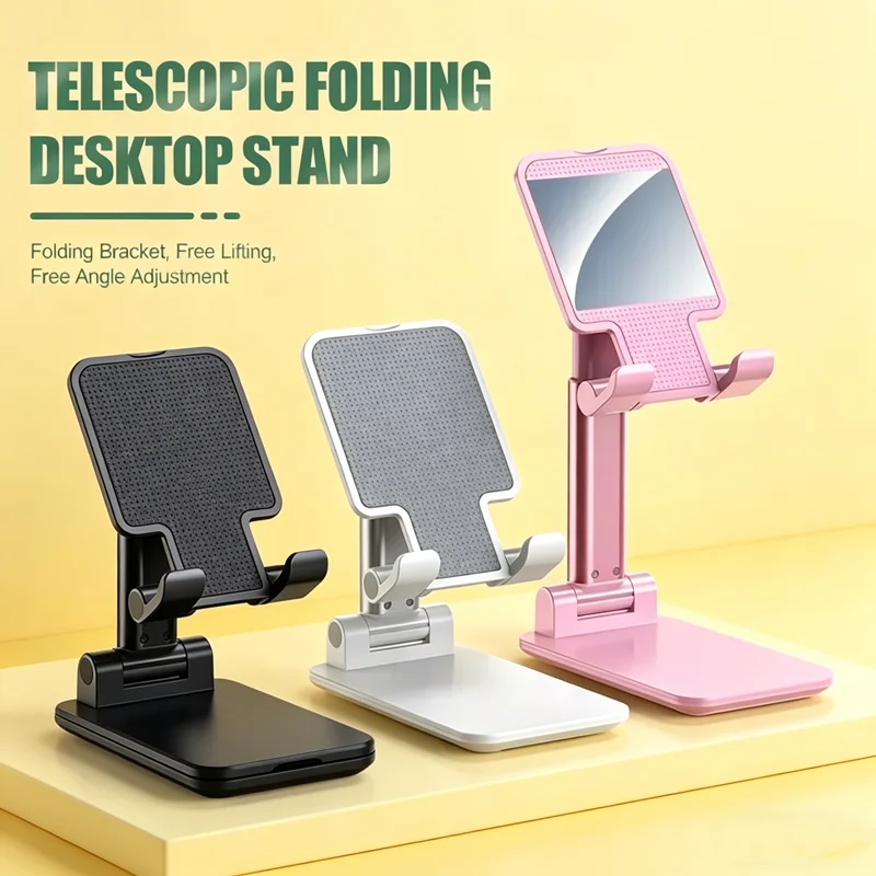 

Desktop Phone Holder Stand Mobile Phone Support Adjustable Angle Height Cell Phone Stand Universal for All Smart Phones