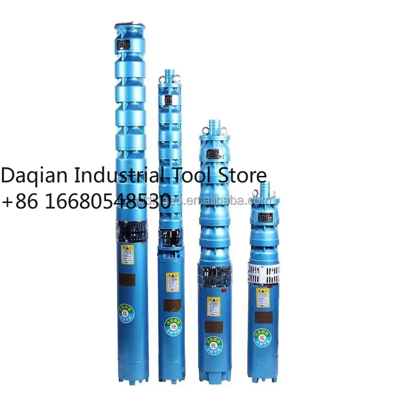 5RGHead 300 Meter Waste Water Pump Submersible Deep Well Vertical Electric Subme Water Pump 3 Inch