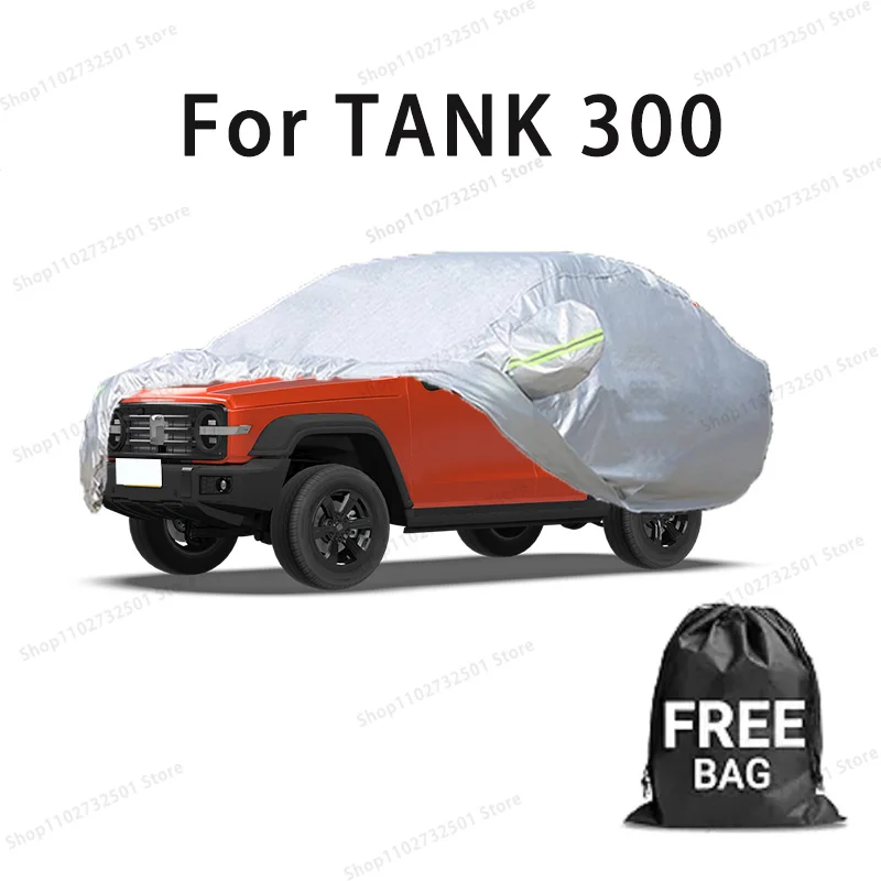 Car cover For TANK 300 Full cover Waterproof sun protection cover Scratch resistant cars accessories