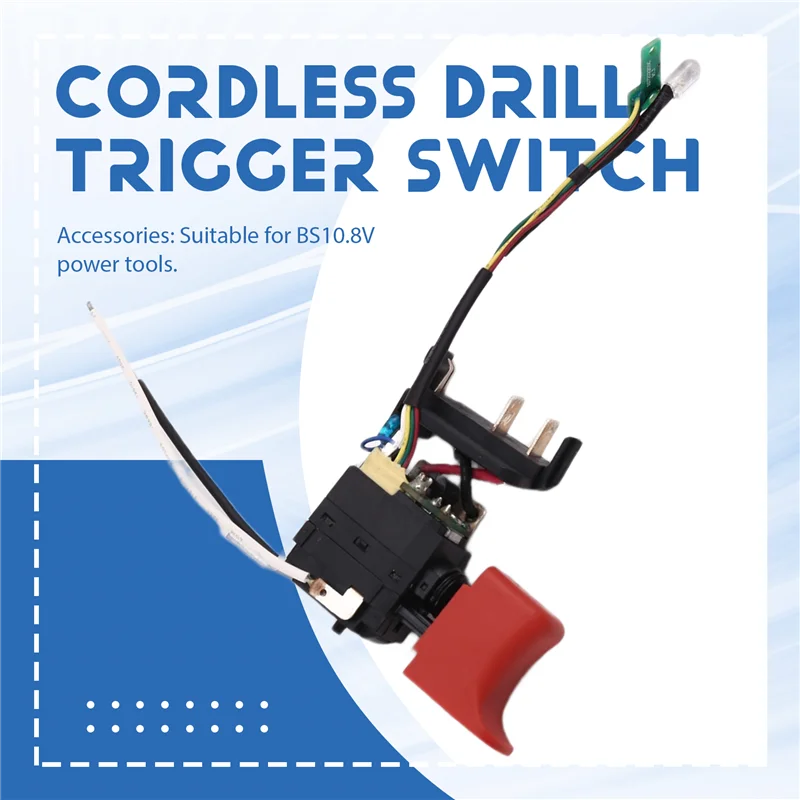 METABO BS10.8V 전동 공구 전동 공구 액세서리-AS97 용 10.8V 무선 드릴 트리거 스위치