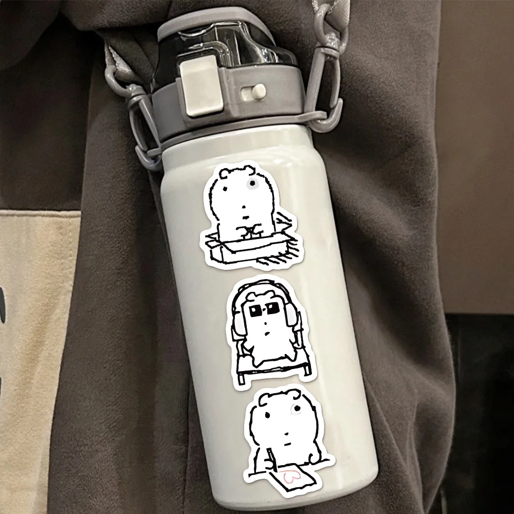 72PCS Bubble Cat Simple Graffiti Stickers DIY Hand Account Phone Case Laptop Water Cup