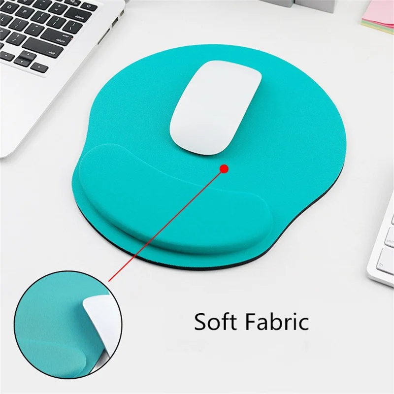 Ergonomic Wrist Rest Mouse Pad Solid Wrist Guard Support Pad Non-Slip Office Guard Mouse Mat Soft Mousepad For Game Computer