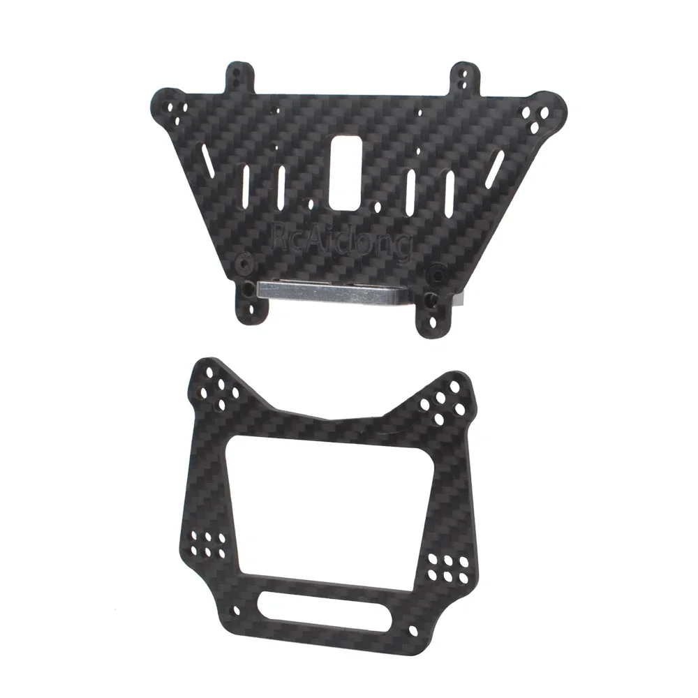 Carbon Fiber Front Rear Shock Tower Mounts for Traxxas Drag Slash C10 Upgrade Accessories