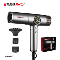 WMARK NG-9117 Brushless Hairdryer Negative Ion Hairdryer for Home and Hairdresser 90,000 rpm Hairdryer Quick Dry Hairdryer 220V