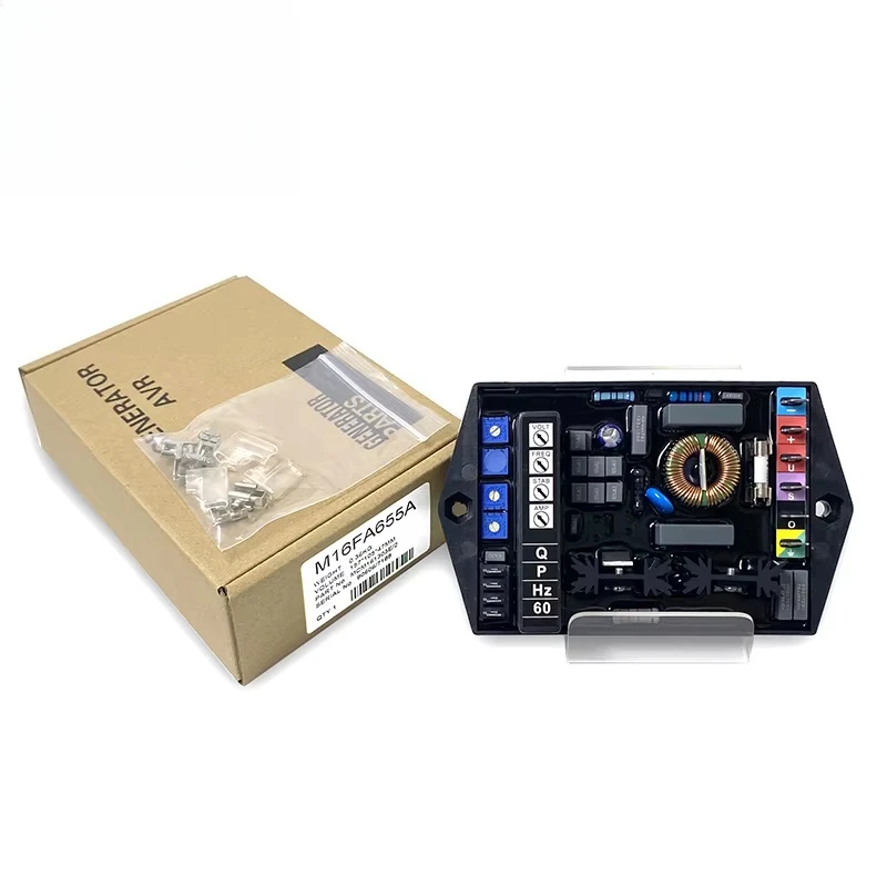 Module de régulation automatique de tension (AVR) Marelli M16FA655A pour générateur, stabilisateur, pièces et accessoires de groupe électrogène électrique