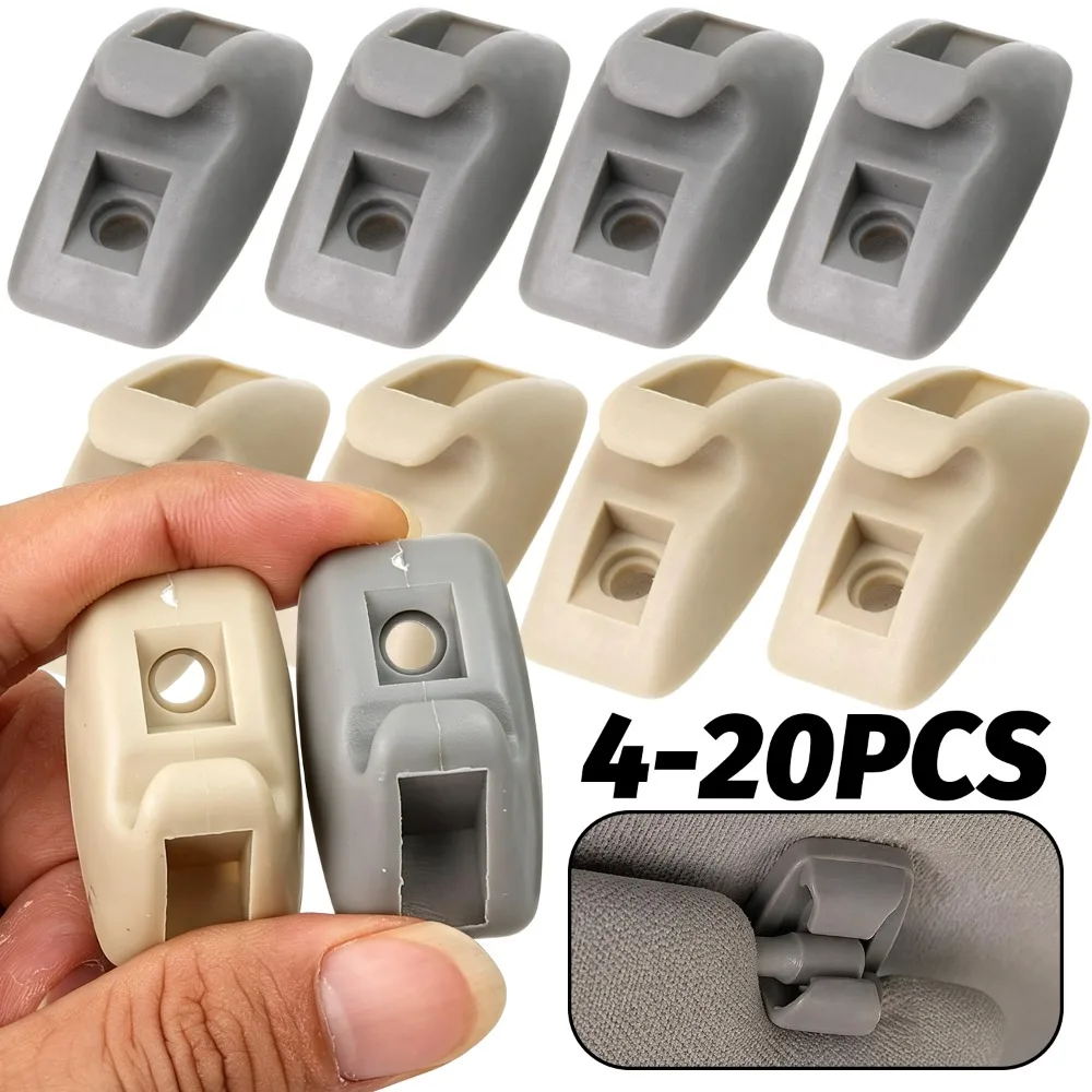 Auto Sunshade Bracket Car Interior Sun Visor Holder Hook Gray/ Beige PP Plastic Retainer Auto Interior Accessories for FAW VW